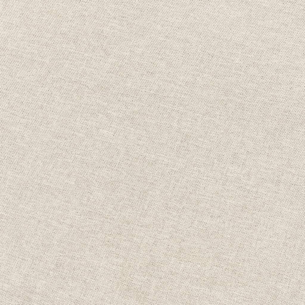 Divano a 2 Posti Crema in Tessuto