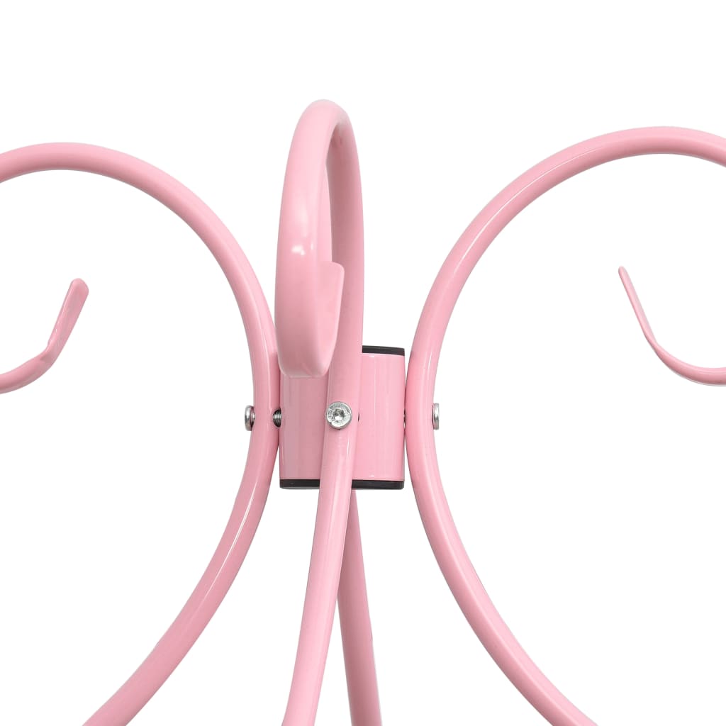 Letto a Baldacchino Rosa in Metallo 160x200 cm cod mxl 60040