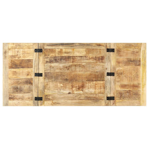 Tavolino Salotto Estensibile 160x70x45 cm Legno Massello Mango 285841