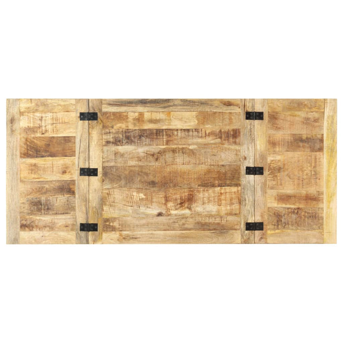 Tavolino Salotto Estensibile 160x70x45 cm Legno Massello Mango 285841