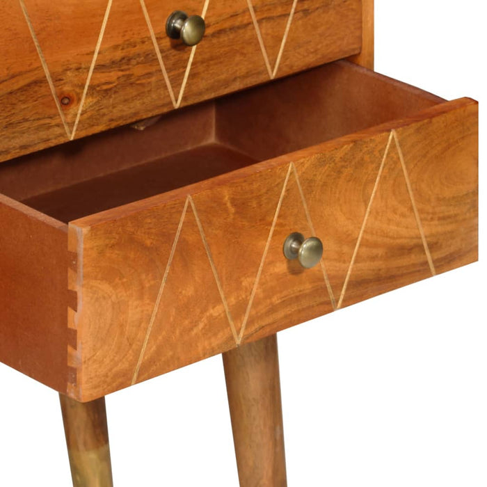 Credenza 85x40x70 cm in Legno Massello di Mango 285854