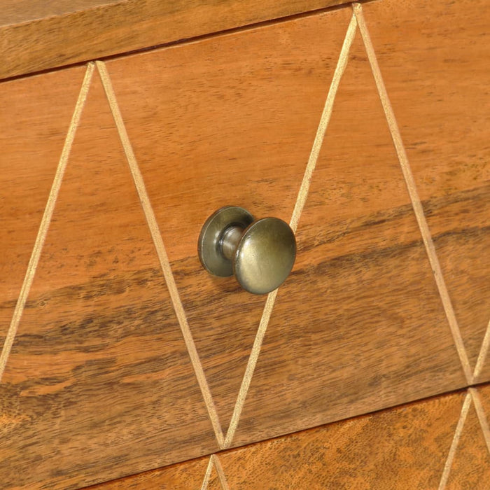 Credenza 85x40x70 cm in Legno Massello di Mango 285854