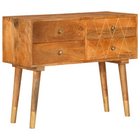 Credenza 85x40x70 cm in Legno Massello di Mango 285854