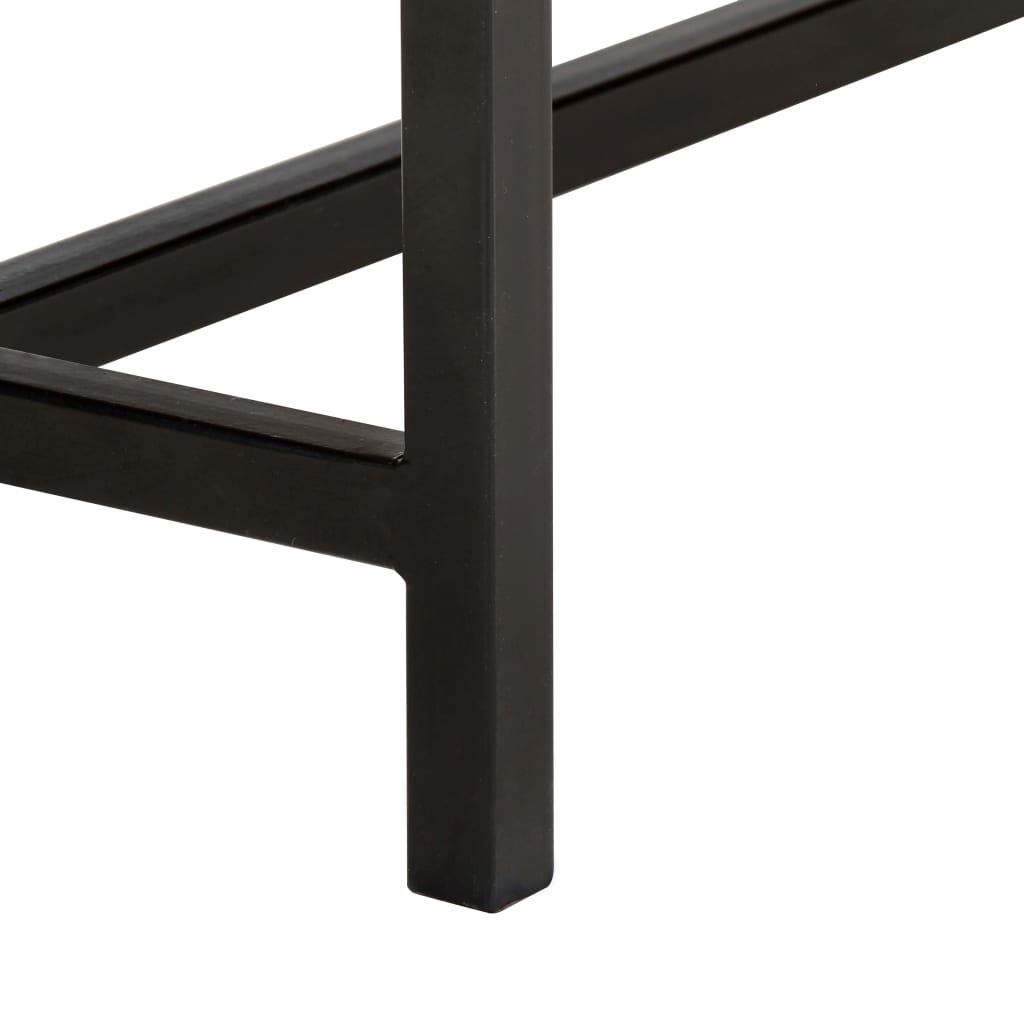 Mobile Porta TV-Mobile per TV-Credenza TV 140x30x50 cm in Legno Massello di Mango