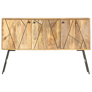 Credenza 118x30x75 cm in Legno Massello di Mango 285872