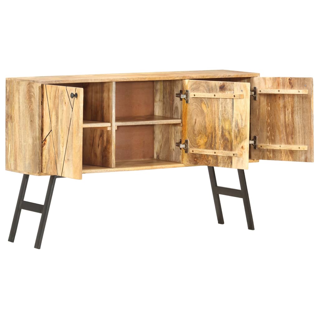 Credenza 118x30x75 cm in Legno Massello di Mango 285872