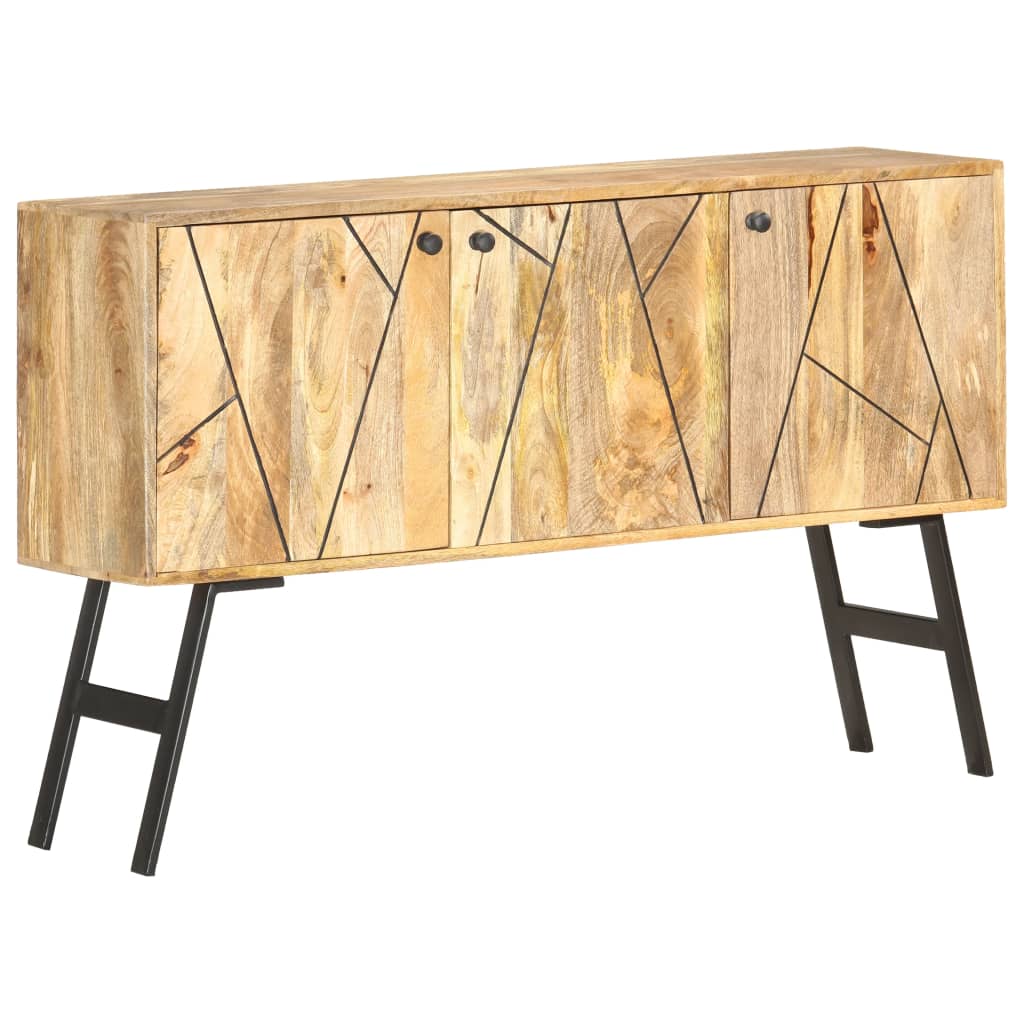 Credenza 118x30x75 cm in Legno Massello di Mango 285872