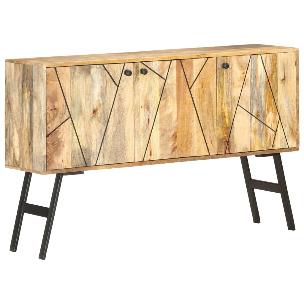 Credenza 118x30x75 cm in Legno Massello di Mango 285872