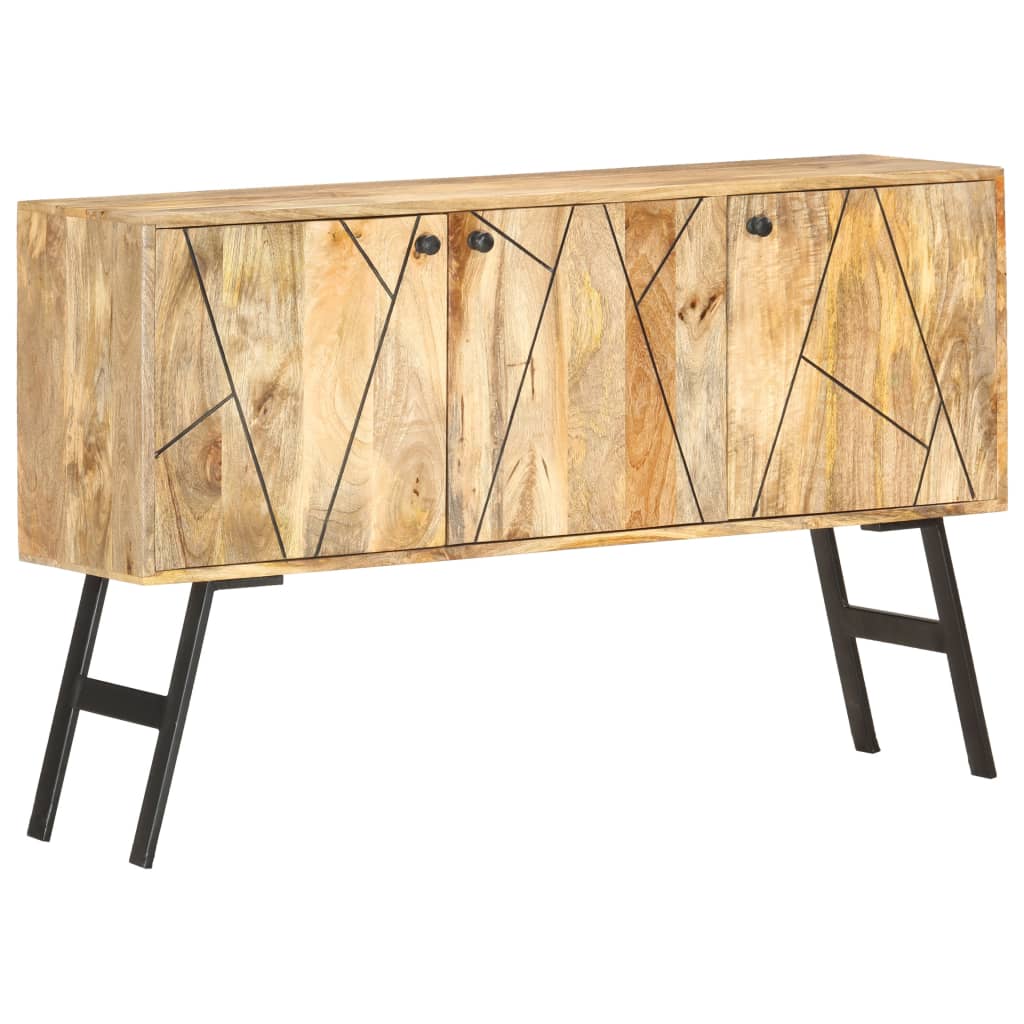 Credenza 118x30x75 cm in Legno Massello di Mango 285872