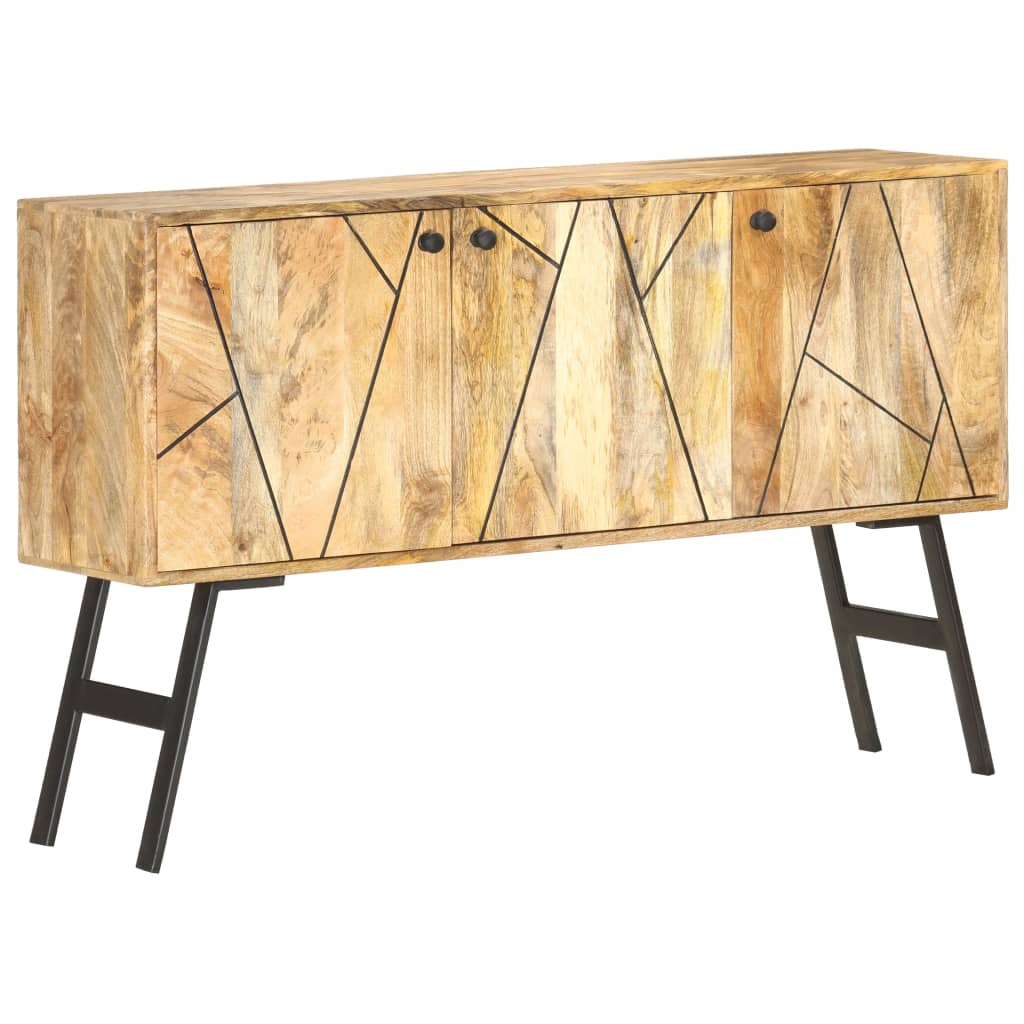 Credenza 118x30x75 cm in Legno Massello di Mango 285872