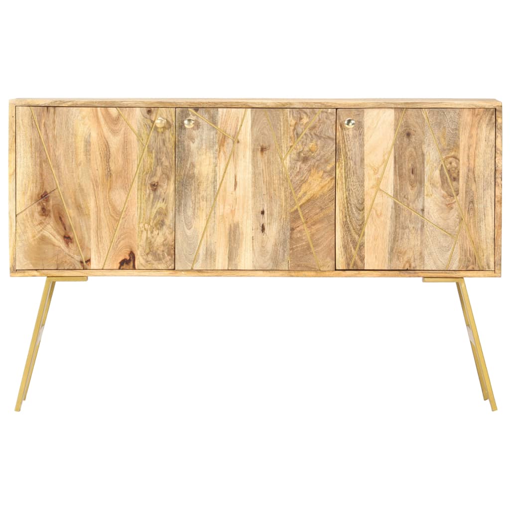 Credenza 118x30x75 cm in Legno Massello di Mango 285873
