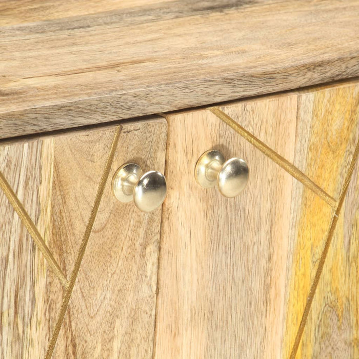 Credenza 118x30x75 cm in Legno Massello di Mango 285873