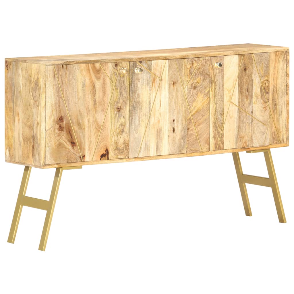 Credenza 118x30x75 cm in Legno Massello di Mango 285873