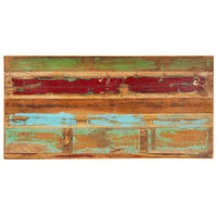 Tavolo da Pranzo in Legno Massello di Recupero 140x70x76 cm 285930