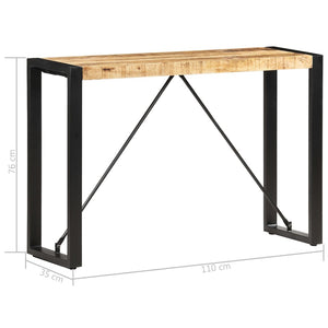 Tavolo Consolle 110x35x76 cm in Legno Massello di Mango cod mxl 56619