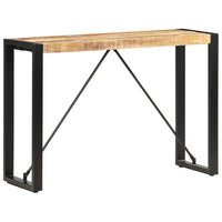 Tavolo Consolle 110x35x76 cm in Legno Massello di Mango cod mxl 56619