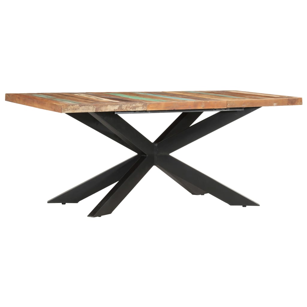 Tavolo da Pranzo 180x90x76 cm in Legno Massello di Recupero  cod mxl 8189