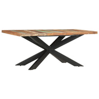 Tavolo da Pranzo 180x90x76 cm in Legno Massello di Recupero 285966