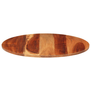 Piano Tavolo in Legno Massello di Acacia Rotondo 15-16 mm 60 cm