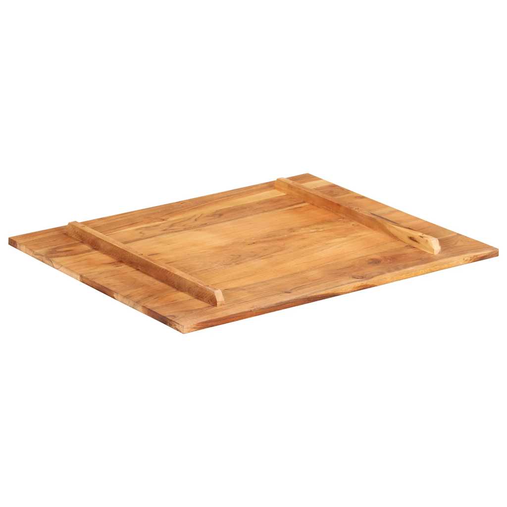 vidaXL Piano Tavolo in Legno Massello di Acacia 15-16 mm 60x70 cm