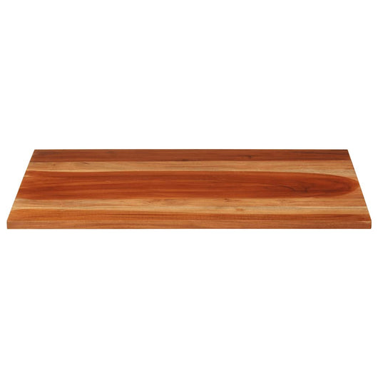 Piano Tavolo in Legno Massello di Acacia 25-27 mm 60x100 cm 285992