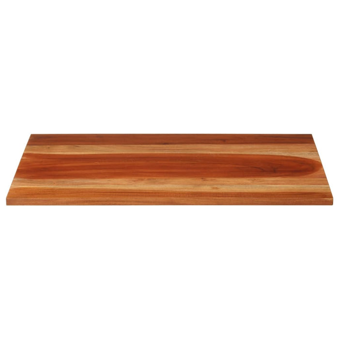Piano Tavolo in Legno Massello di Acacia 25-27 mm 60x100 cm 285992