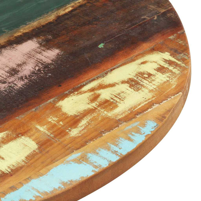 Piano del Tavolo Rotondo 50 cm 25-27 mm in Massello di Recupero cod mxl 63422