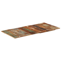 vidaXL Piano Tavolo Rettangolare 60x120 cm 15-16 mm Legno di Recupero