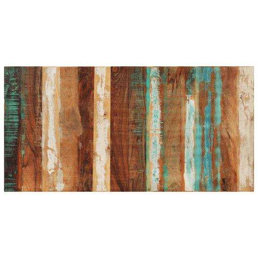 vidaXL Piano Tavolo Rettangolare 60x120 cm 25-27 mm Legno di Recupero
