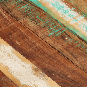 Piano Tavolo Rettangolare 60x120 cm 25-27 mm Legno di Recupero 286057
