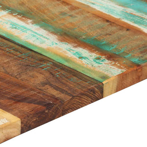 Piano Tavolo Rettangolare 60x120 cm 25-27 mm Legno di Recupero 286057