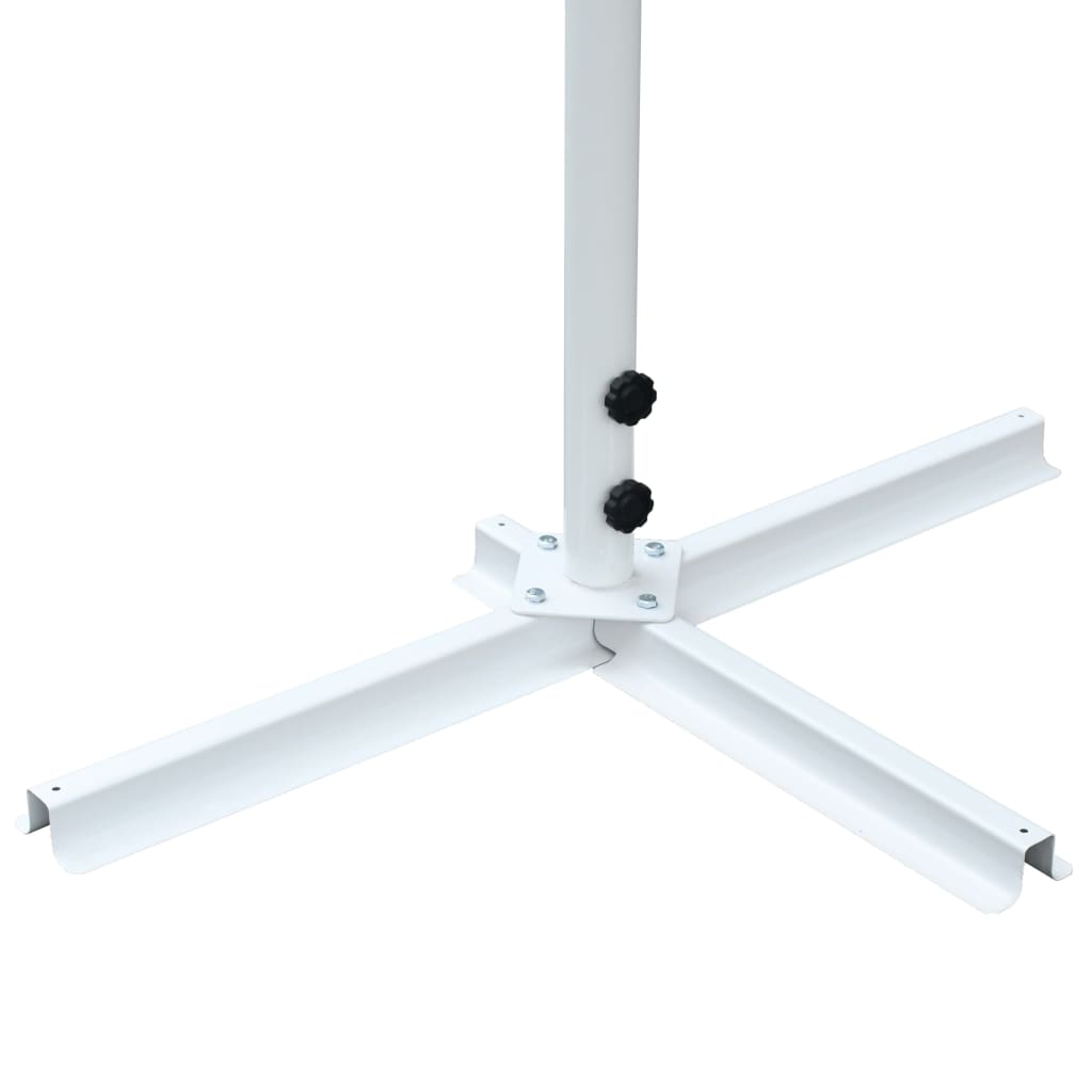 Tenda Parasole con Piedistallo 500x300 cm Crema 145883