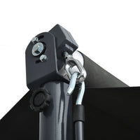 Tenda Parasole con Piedistallo 400x300 cm Antracite 145886