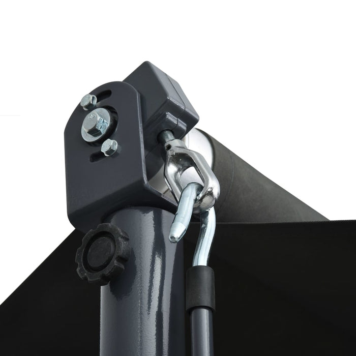 Tenda Parasole con Piedistallo 400x300 cm Antracite 145886