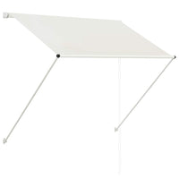 Tenda da Sole Retrattile 100x150 cm Crema 145892