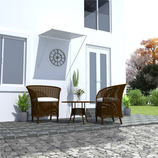 Tenda da Sole Retrattile 100x150 cm Crema 145892