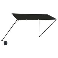 Tenda da Sole Retrattile con LED 300x150 cm Antracite 145918