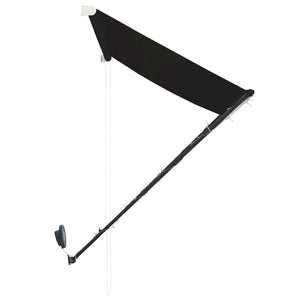 Tenda da Sole Retrattile con LED 300x150 cm Antracite 145918