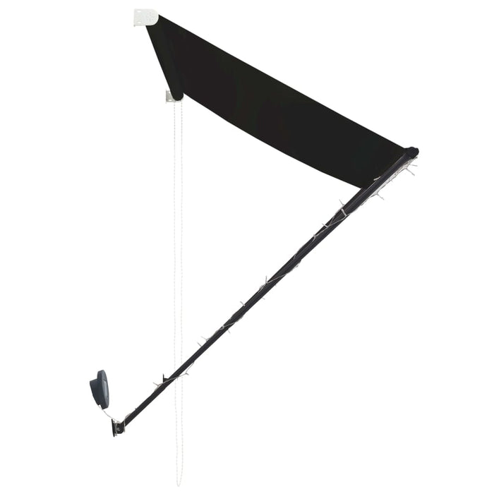 Tenda da Sole Retrattile con LED 300x150 cm Antracite 145918