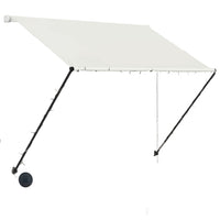 Tenda da Sole Retrattile con LED 200x150 cm Crema 145923