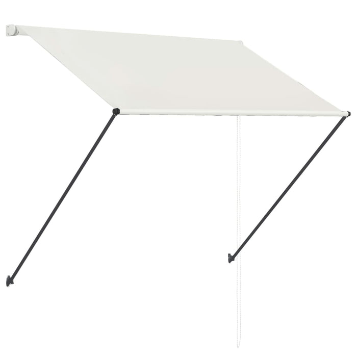 Tenda da Sole Retrattile con LED 200x150 cm Crema 145923