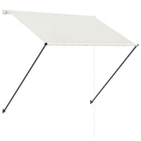 Tenda da Sole Retrattile con LED 200x150 cm Crema cod mxl 24889