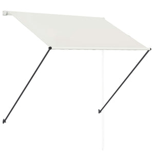 Tenda da Sole Retrattile con LED 200x150 cm Crema cod mxl 24889