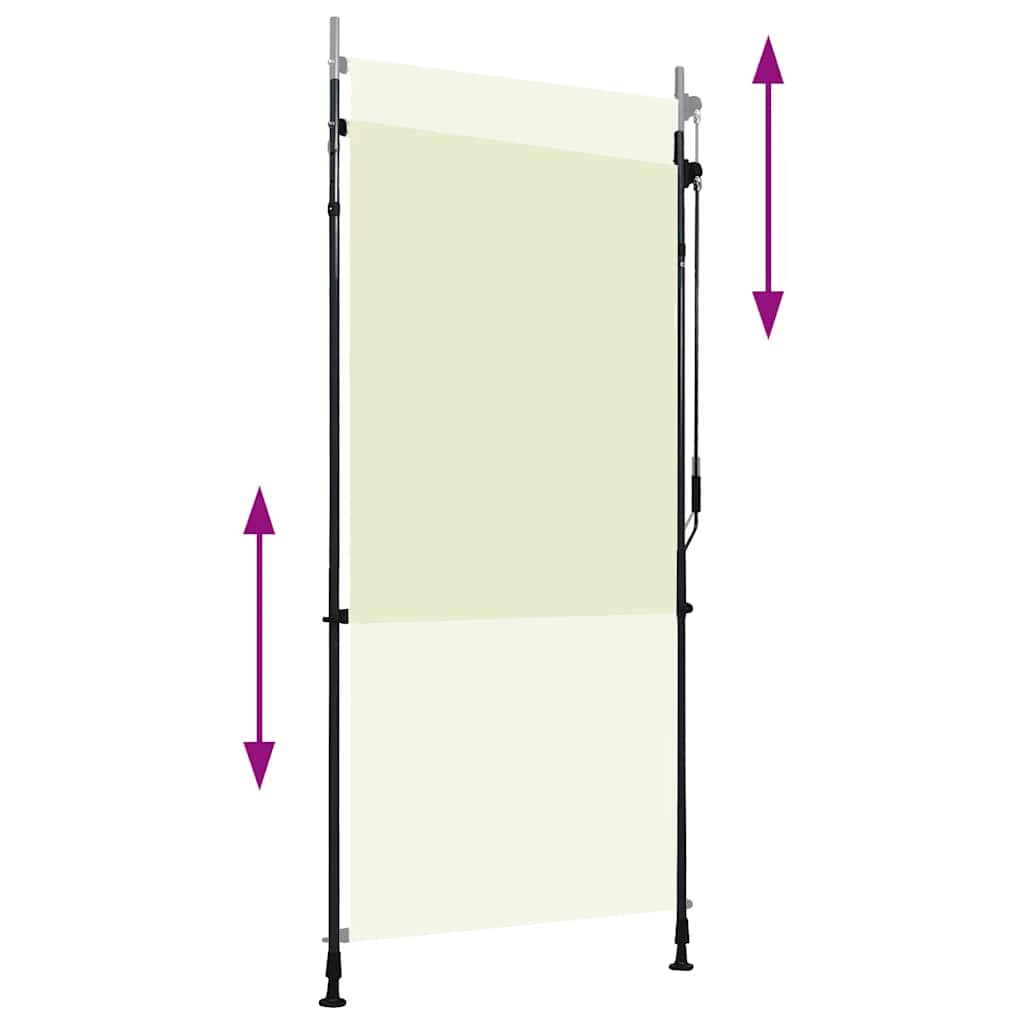 Tenda a Rullo per Esterni 100x270 cm Crema cod mxl 44245