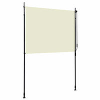 Tenda a Rullo per Esterni 150x270 cm Crema 145941