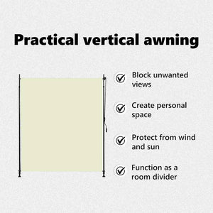 Tenda a Rullo per Esterni 200x270 cm Crema 145942