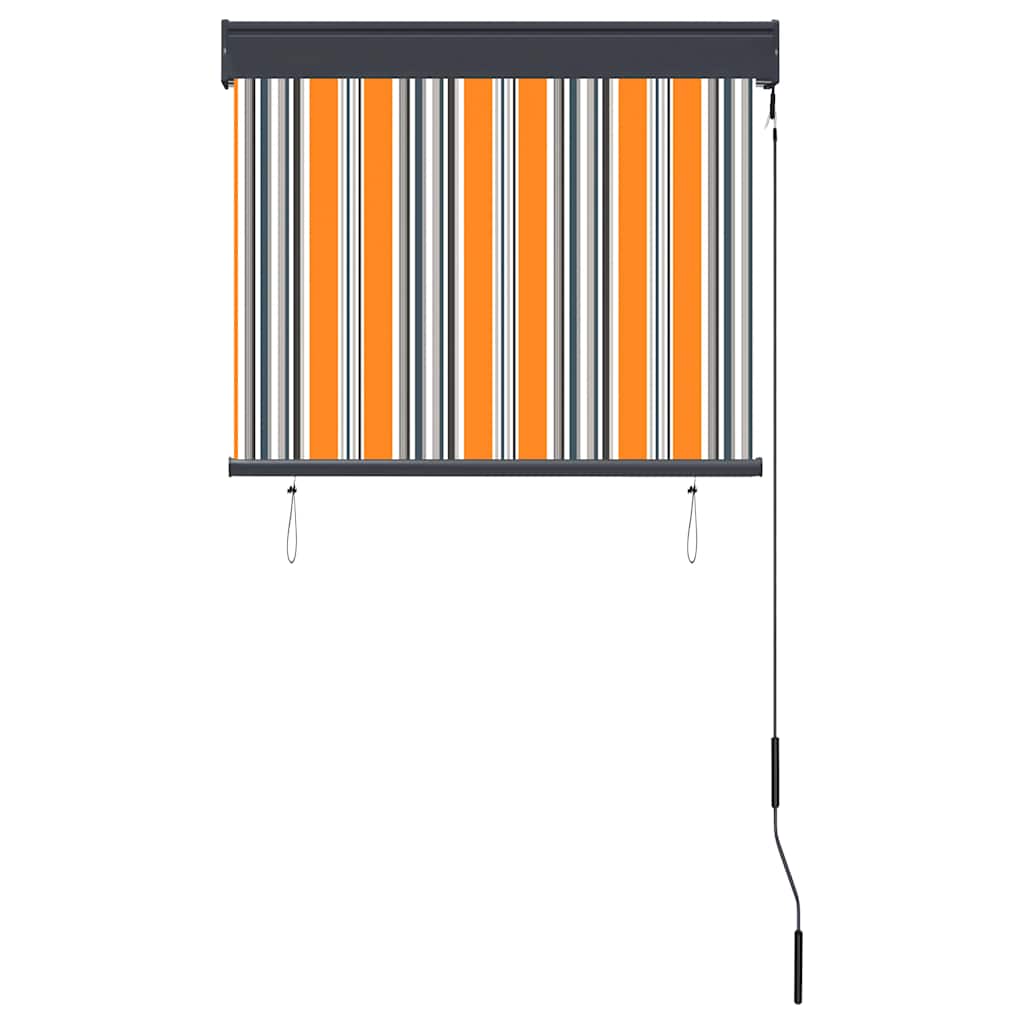 Tenda a Rullo per Esterni 80x250 cm Giallo e Blu 145950