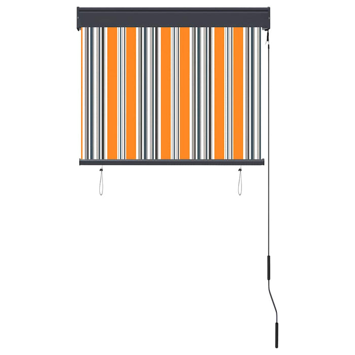 Tenda a Rullo per Esterni 80x250 cm Giallo e Blu 145950