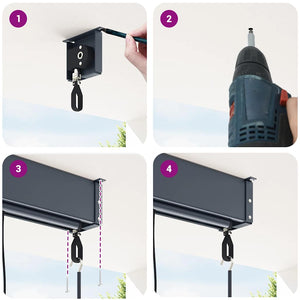 Tenda a Rullo per Esterni 120x250 cm Arancione e Marrone 145966