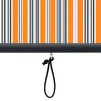 Tenda a Rullo per Esterni 140x250 cm Giallo e Blu 145968